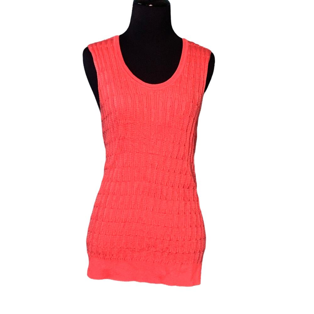 Missoni Melon Pink knit tank top size Medium